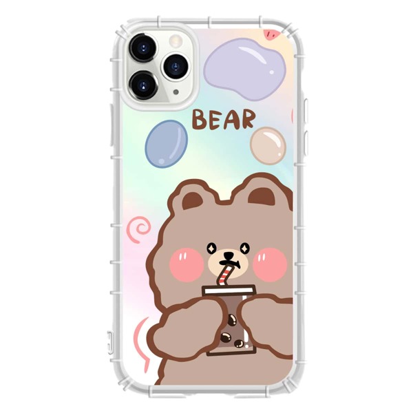 

1pc Cartoon Graphic iPhone Case, Multicolor
