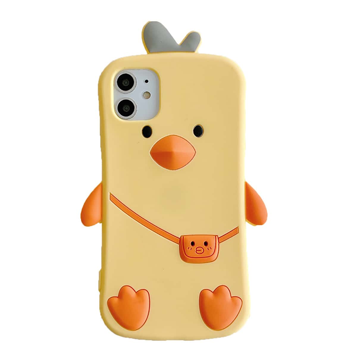 

Cartoon Duck iPhone Case, Yellow pastel