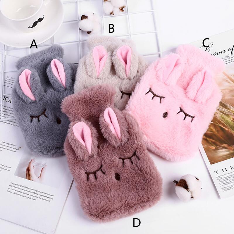 

1pc Plush Rabbit Hot Water Bag, Multicolor