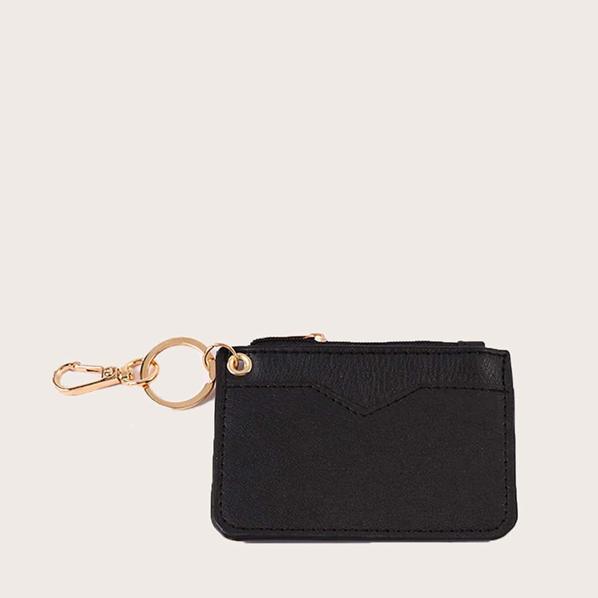 

Minimalist Purse With Card Holder, Black