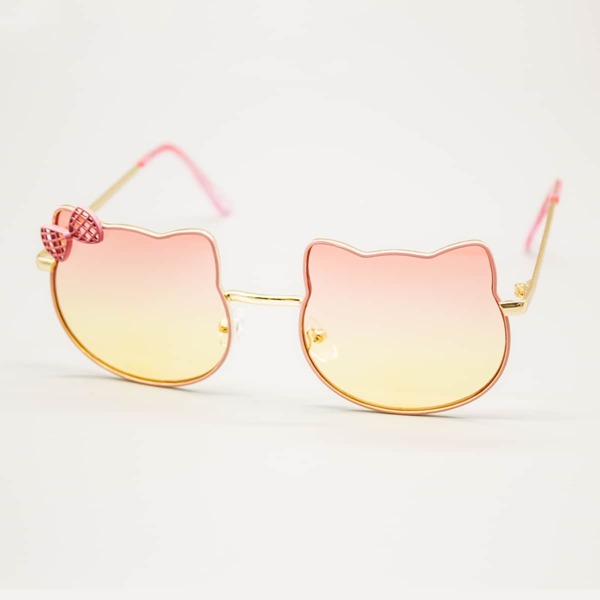 

Toddler Kids Bow Decor Metal Frame Sunglasses, Brown