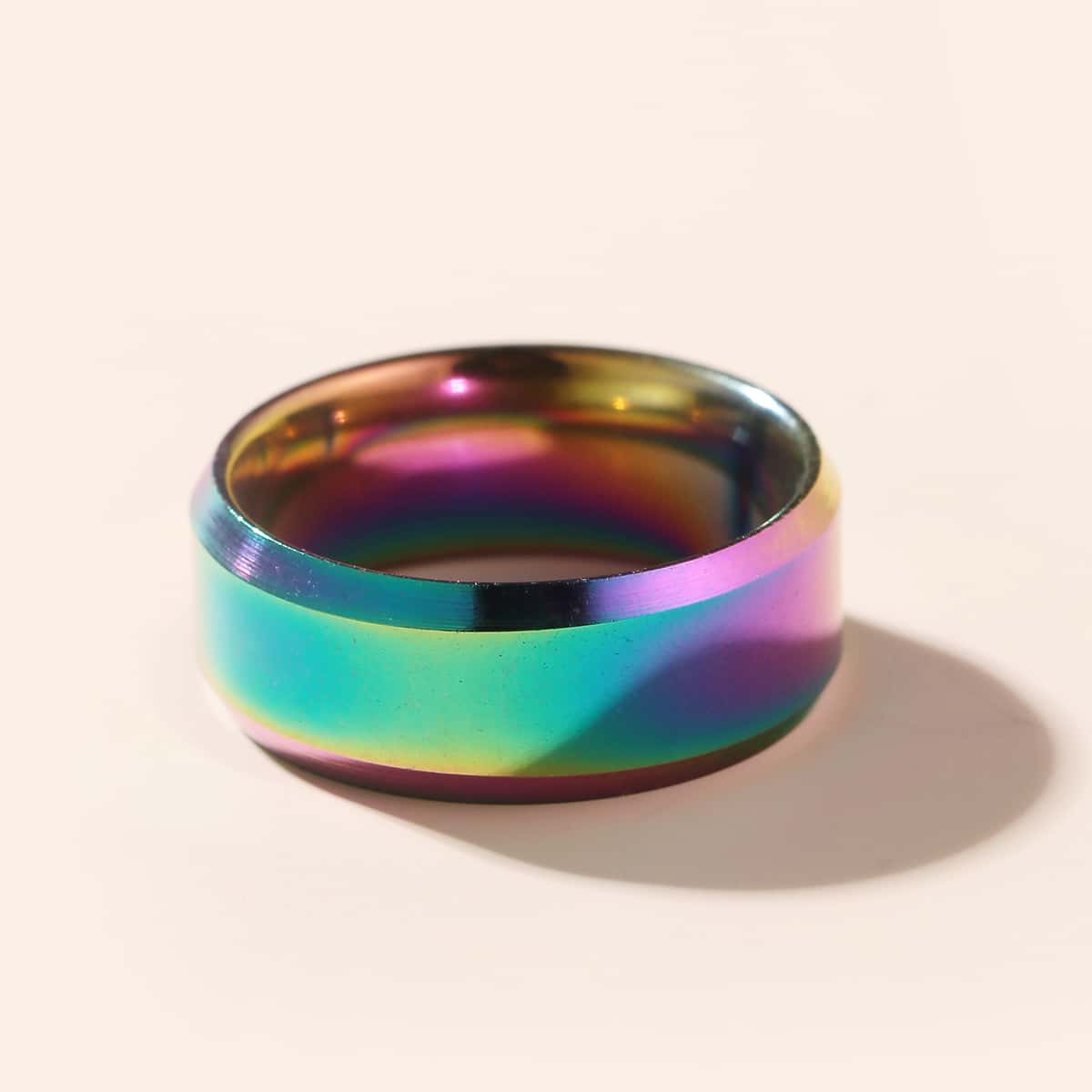 

Colorful Metal Ring, Multicolor