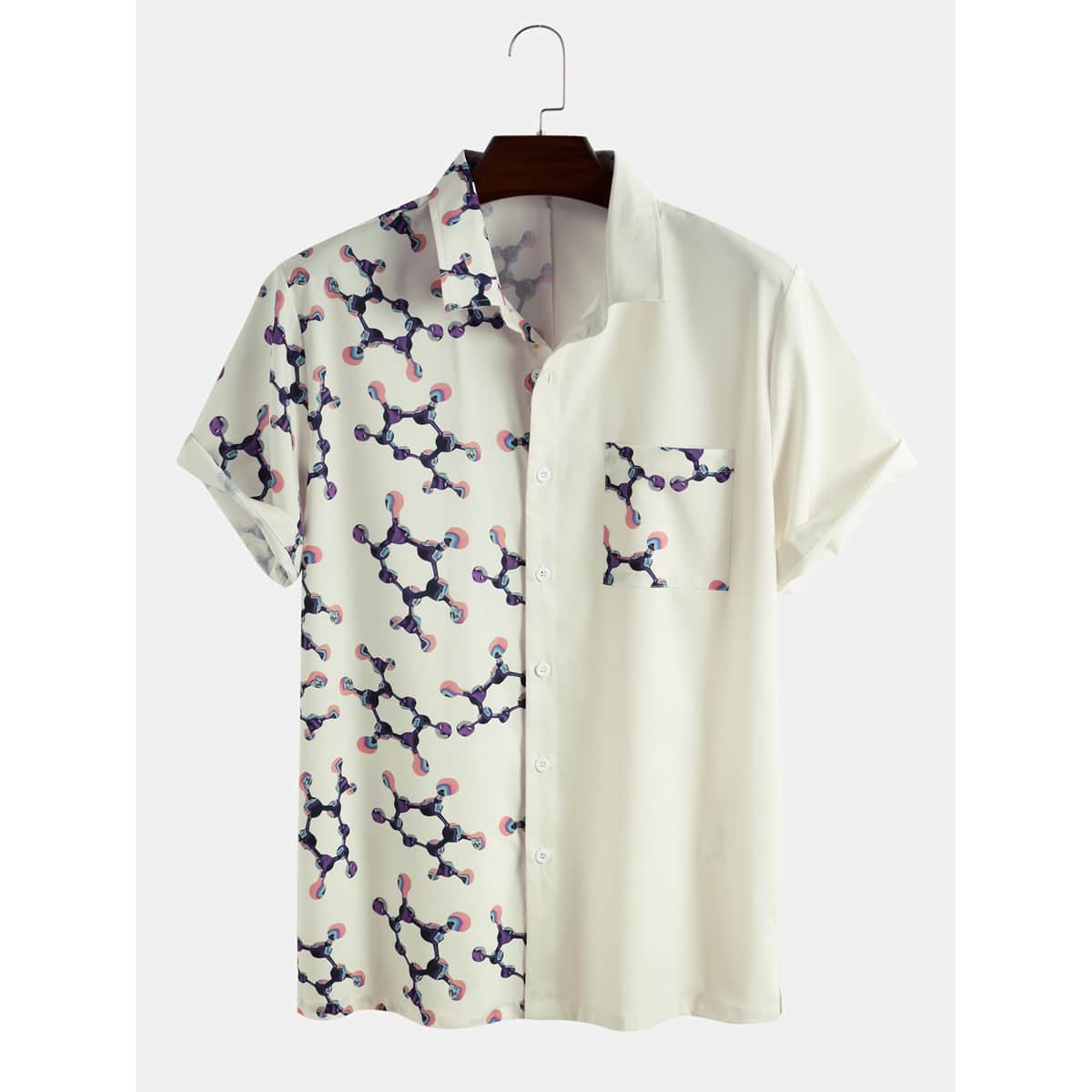 

Guys Pocket Front Graphic Shirt, Multicolor