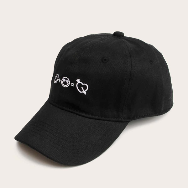 

Embroidery Baseball Cap, Black