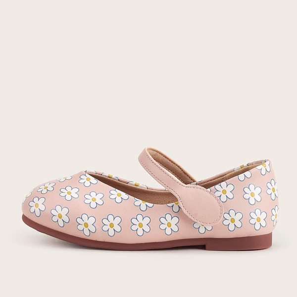 

Toddler Girls Ditsy Floral Flats, Pink