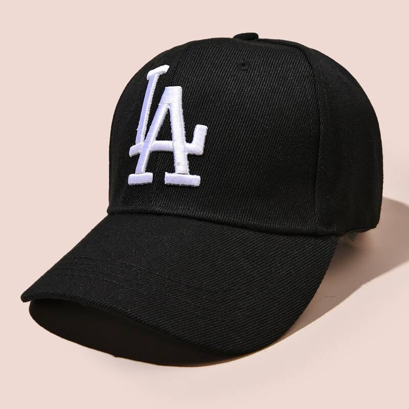 

Guys Letter Embroidery Baseball Cap, Black