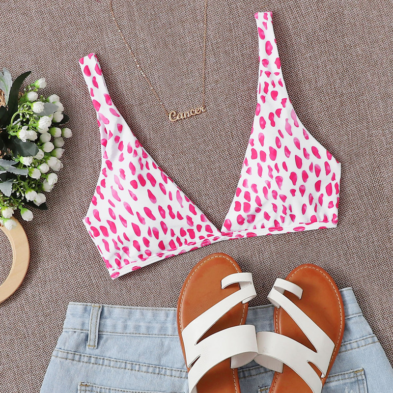 

Dalmatian Bikini Top, Multicolor