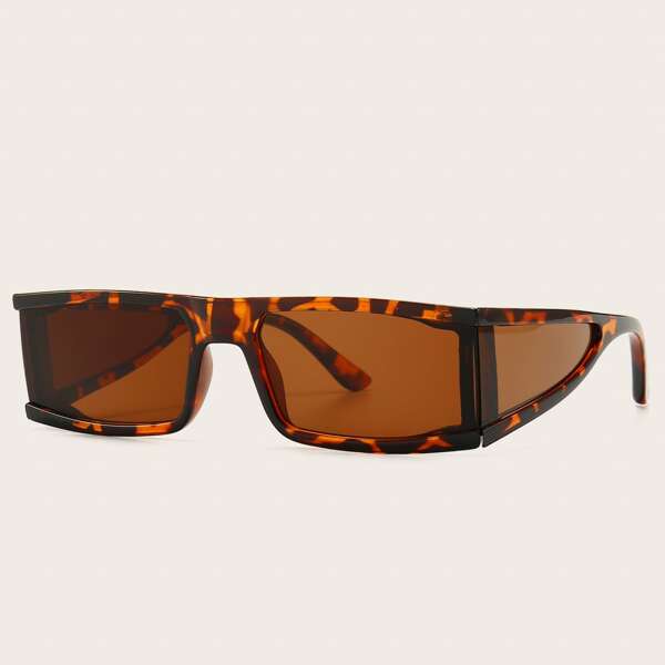 

Leopard Frame Sunglasses, Brown