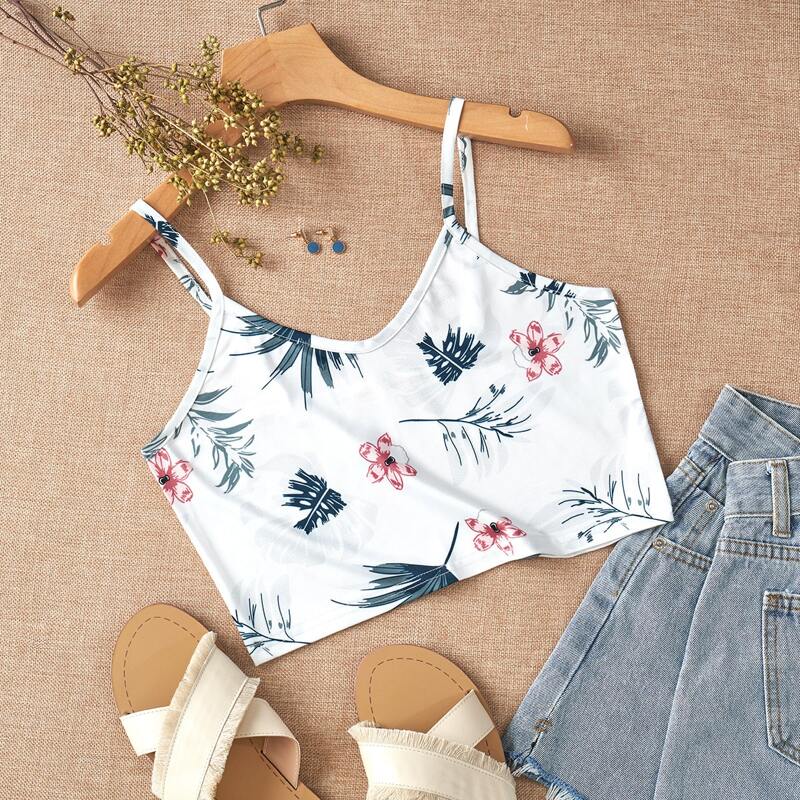 

Plants Crop Cami, Multicolor