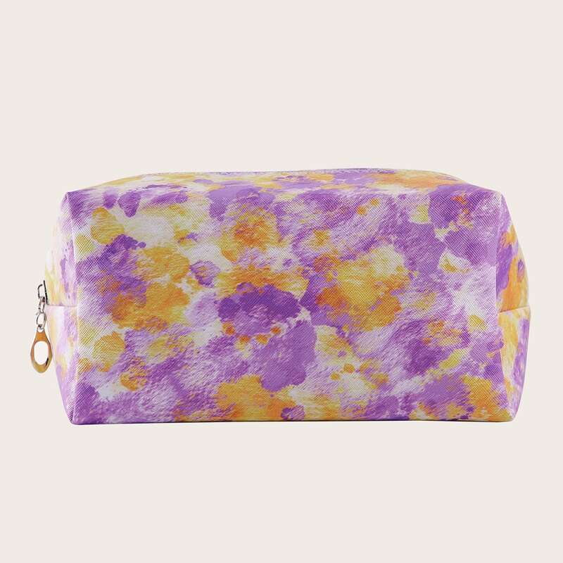 

1pc Tie-dye Makeup Bag, Multicolor