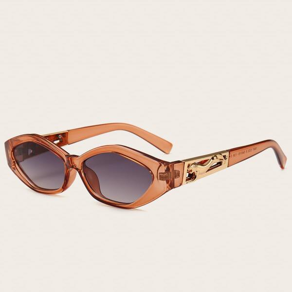 

Tinted Lens Retro Sunglasses, Apricot