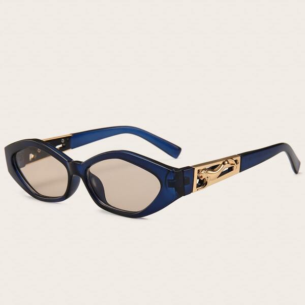 

Tinted Lens Retro Sunglasses, Blue