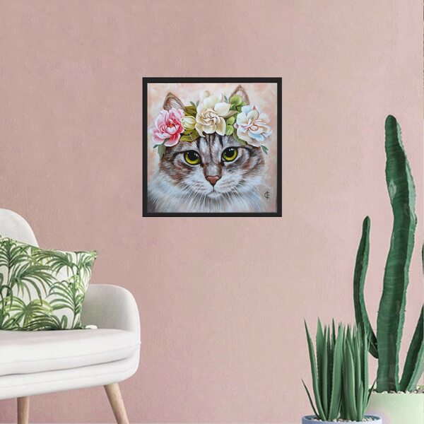 

Cat Print Diamond Painting, Multicolor