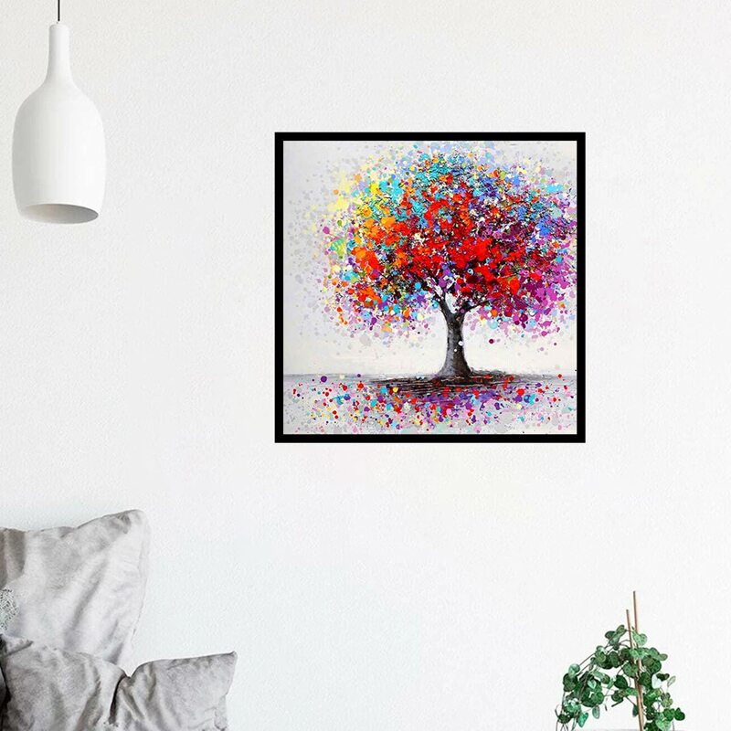 

Tree Print Diamond Painting, Multicolor