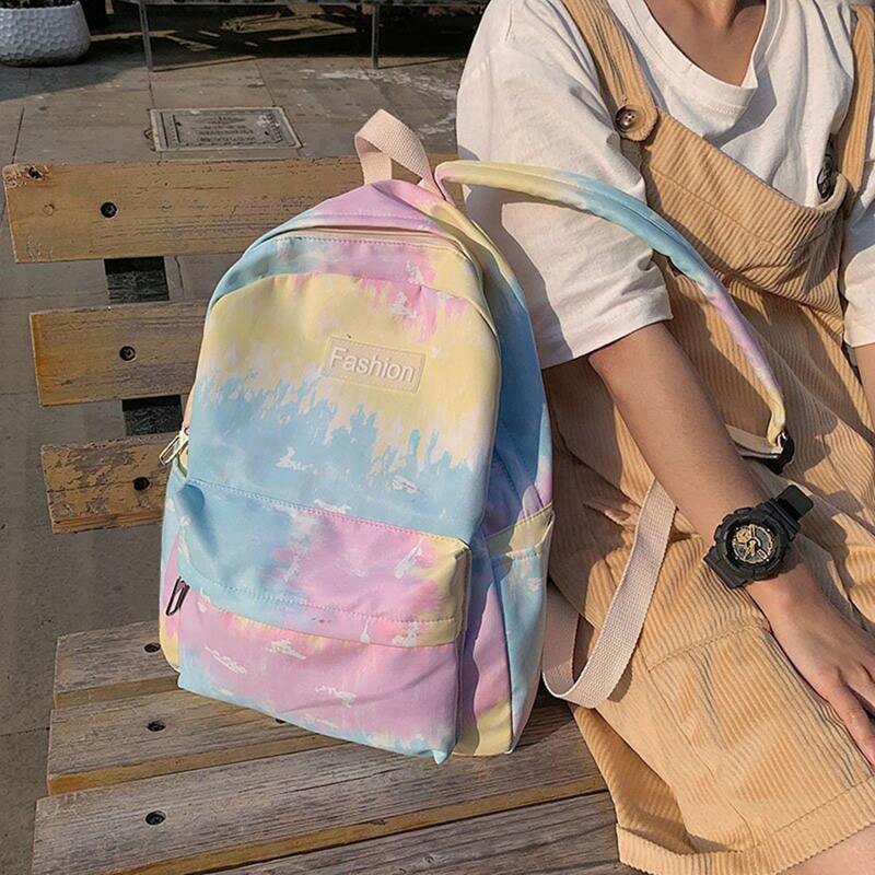 

Tie Dye Zip Backpack, Multicolor