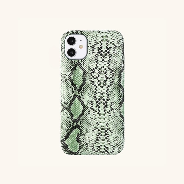 

Snakeskin Pattern iPhone Case, Green
