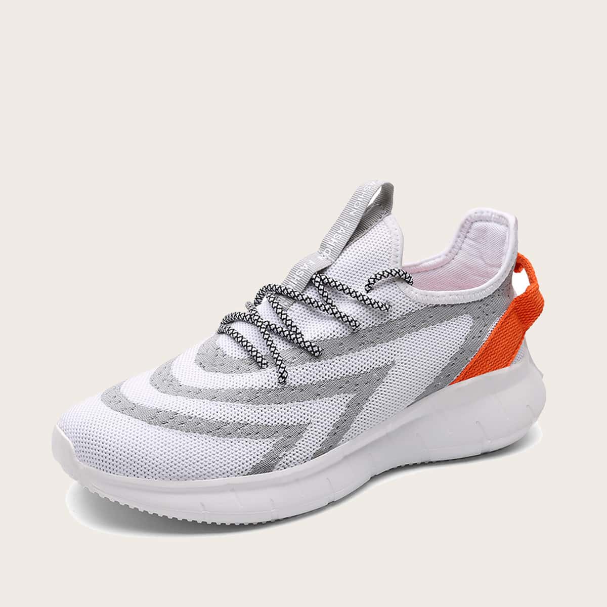 

Guys Lace-up Front Low Top Sneakers, White