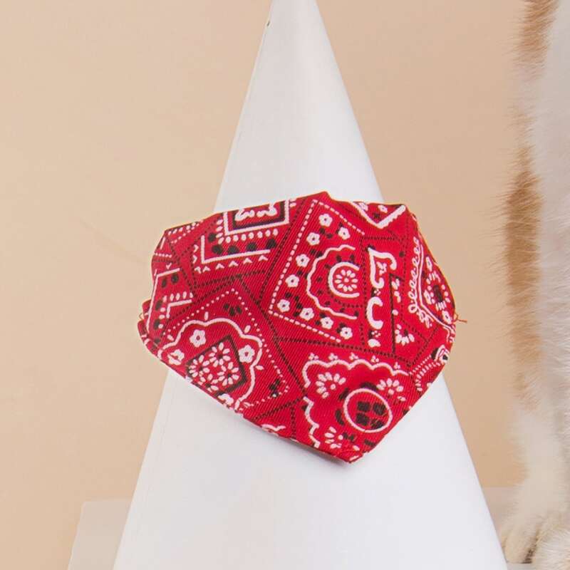 

1pc Adjustable Cat Collar, Red