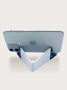 Soporte de celular plegable - Blanco - Ver 2