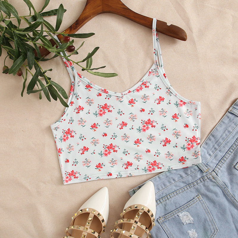 

Ditsy Floral Crop Cami, Multicolor