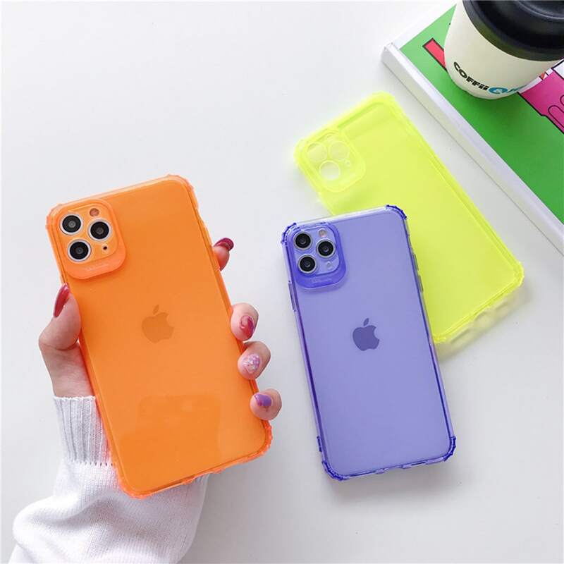 

Orange Clear iPhone Case