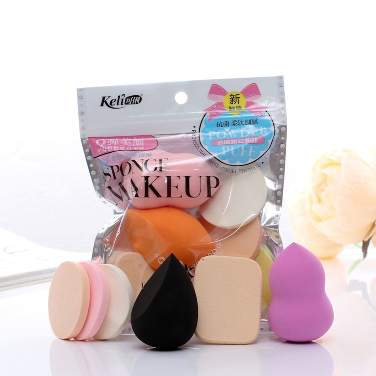 

1pack Random Makeup Sponge, Multicolor