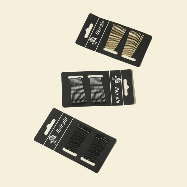 

72pcs Simple Bobby Pin, Multicolor