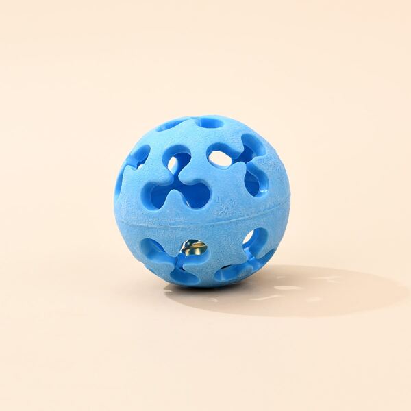 

1pc Dog Bell Ball Toy, Blue
