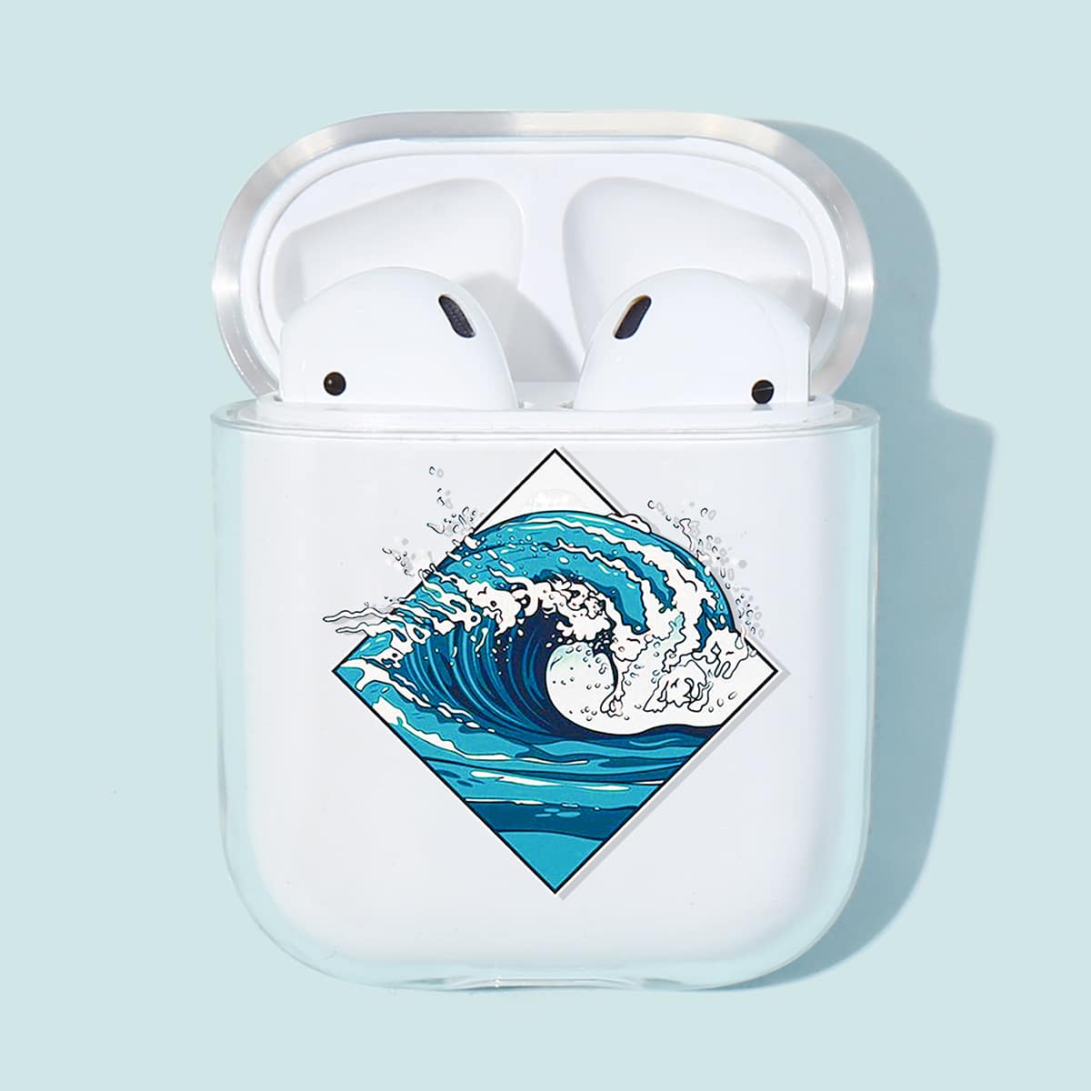 

Wave Clear AirPods Case