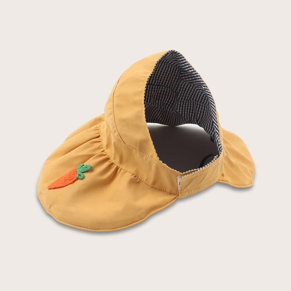 

Embroidery Visor Hat, Yellow