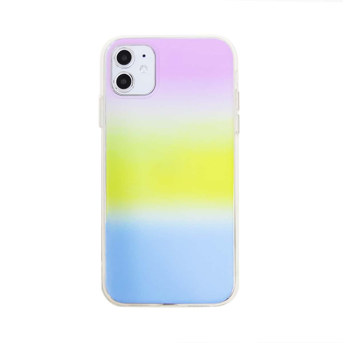 

1pc Colorblock iPhone Case, Multicolor