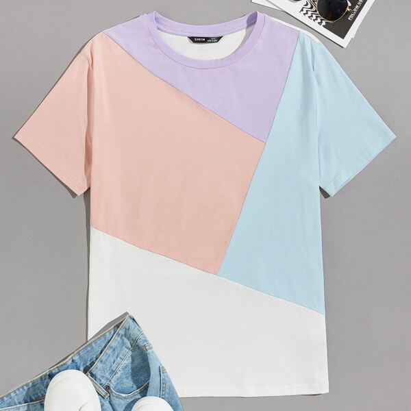 

Men Color Block Tee, Multicolor