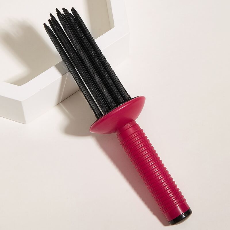 

1pc Hair Curly Roller, Hot pink