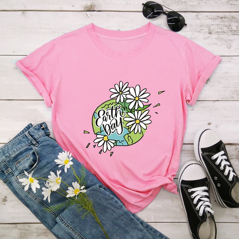 

Flower Graphic Tee, Pink