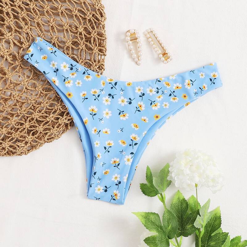 

Ditsy Floral Bikini Panty, Pastel baby blue