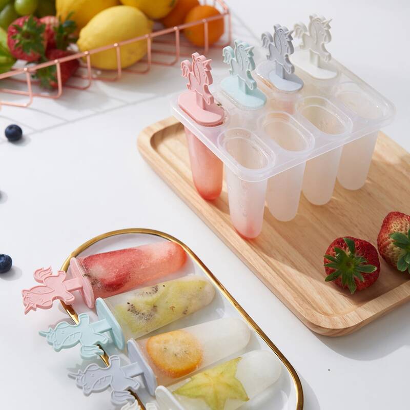 

1pc Unicorn Design Ice Cream Mold, Multicolor