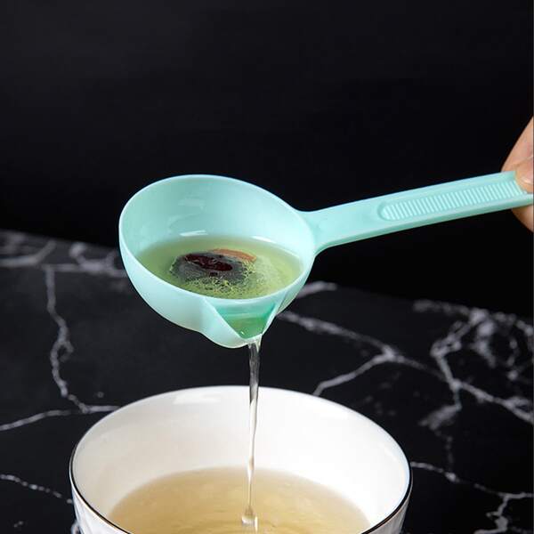 

Plastic Oil Filter Soup Spoon, Blue