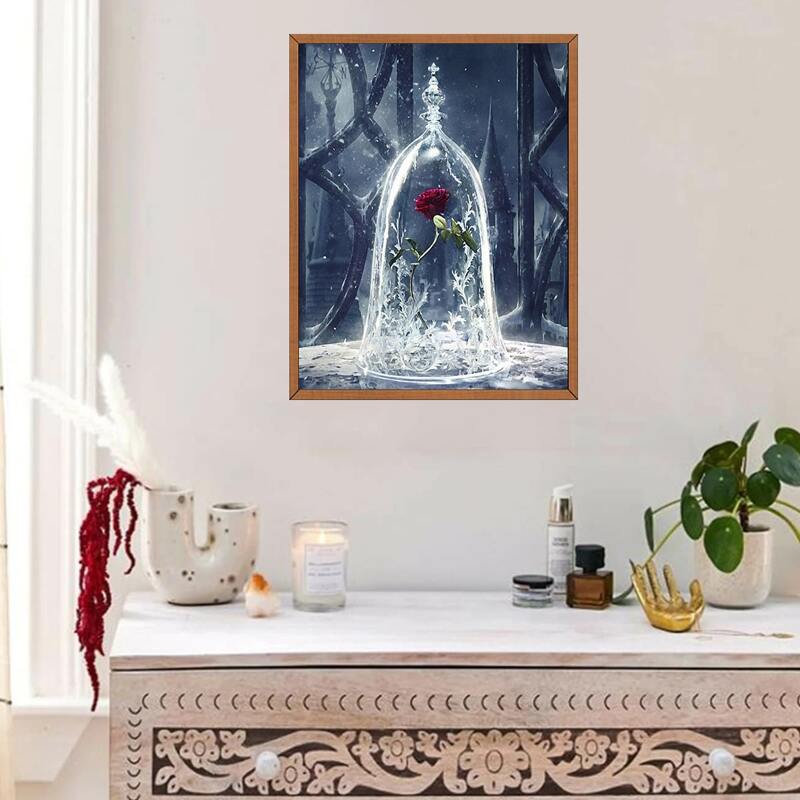 

Rose Print Diamond Painting, Multicolor
