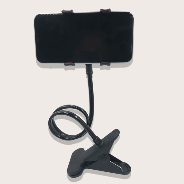 

1pc Lazy Stand Bedside Phone Holder, Black