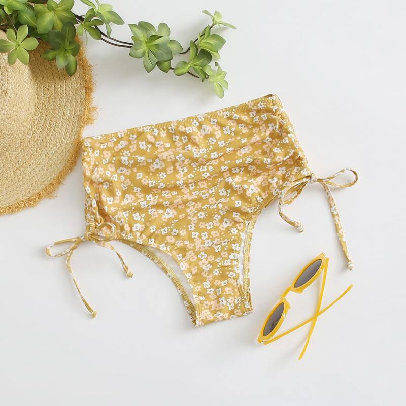 

Ditsy Floral High Waist Bikini Bottom, Multicolor