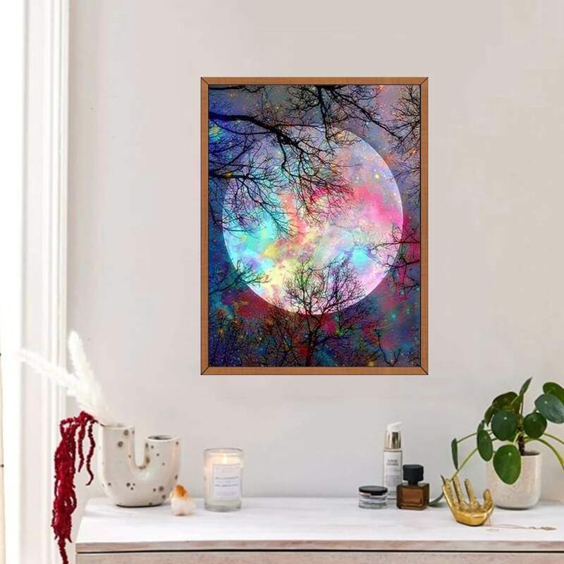 

Moon Print Diamond Painting, Multicolor