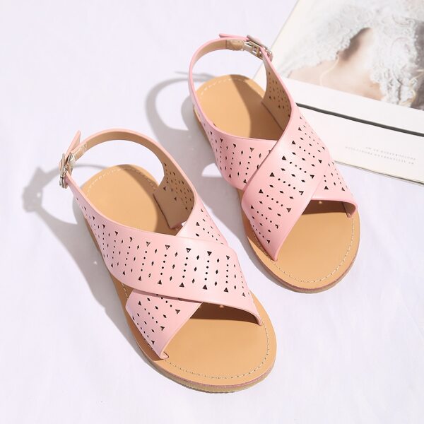 

Toddler Girls Hollow Out Slingback Sandals, Pink
