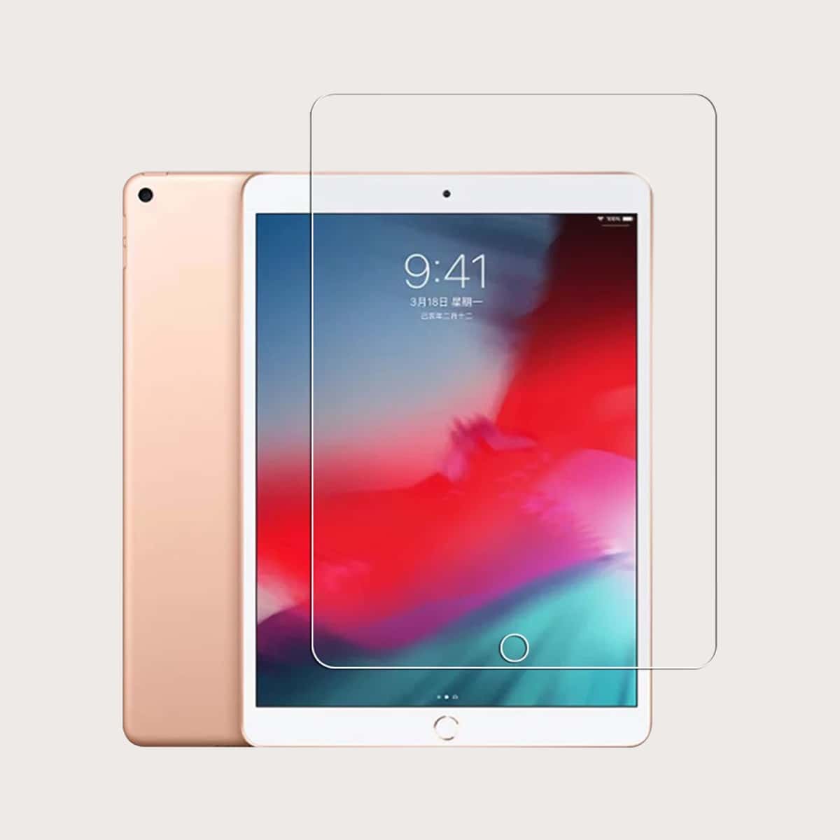 

1pc iPad Screen Protection Tempered Glass Film, Clear