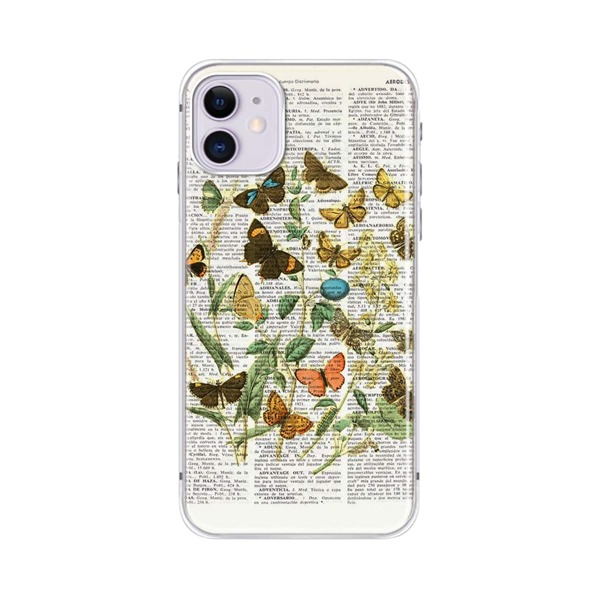 

1pc Butterfly Print iPhone Case, Multicolor