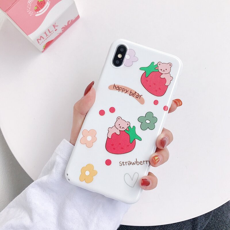 

Cartoon Bear iPhone Case, Multicolor