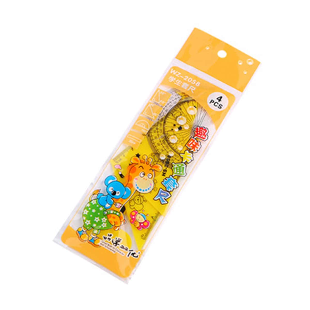 

1pack Cartoon Ruler Set, Multicolor