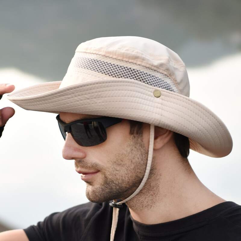 

Guys Solid Bucket Hat, Beige