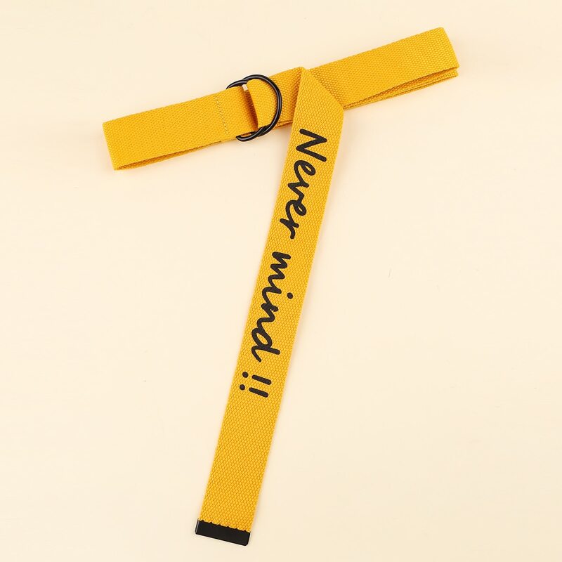 

Letter Graphic Tape Belt, Yellow