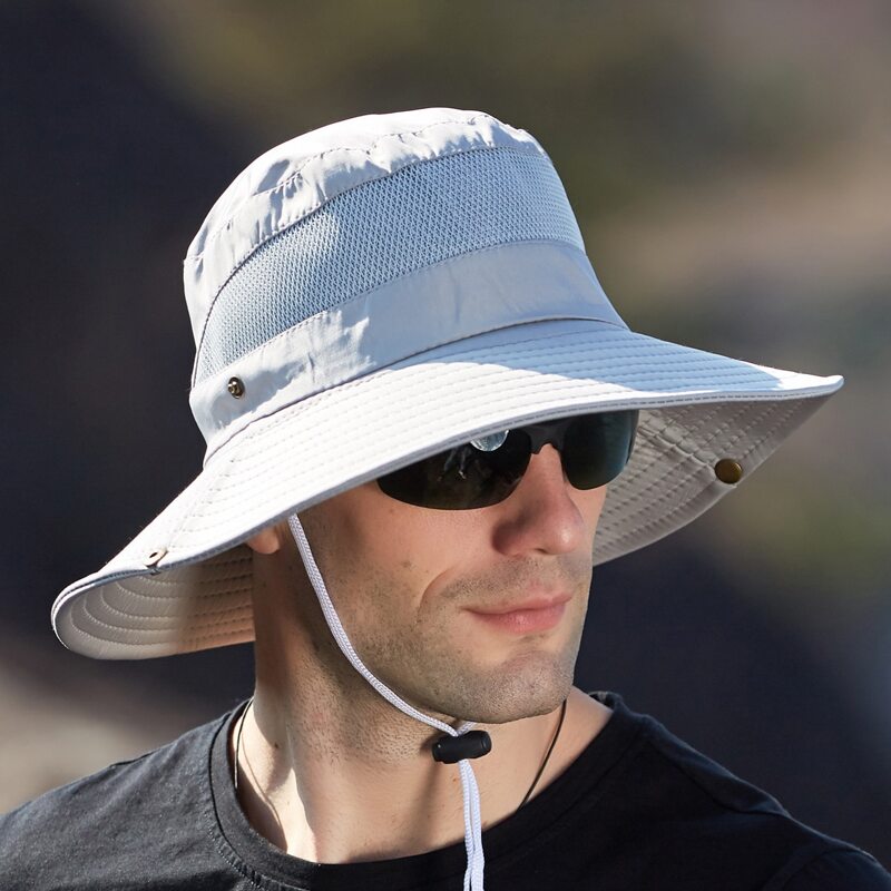 

Guys Plain Bucket Hat, Grey