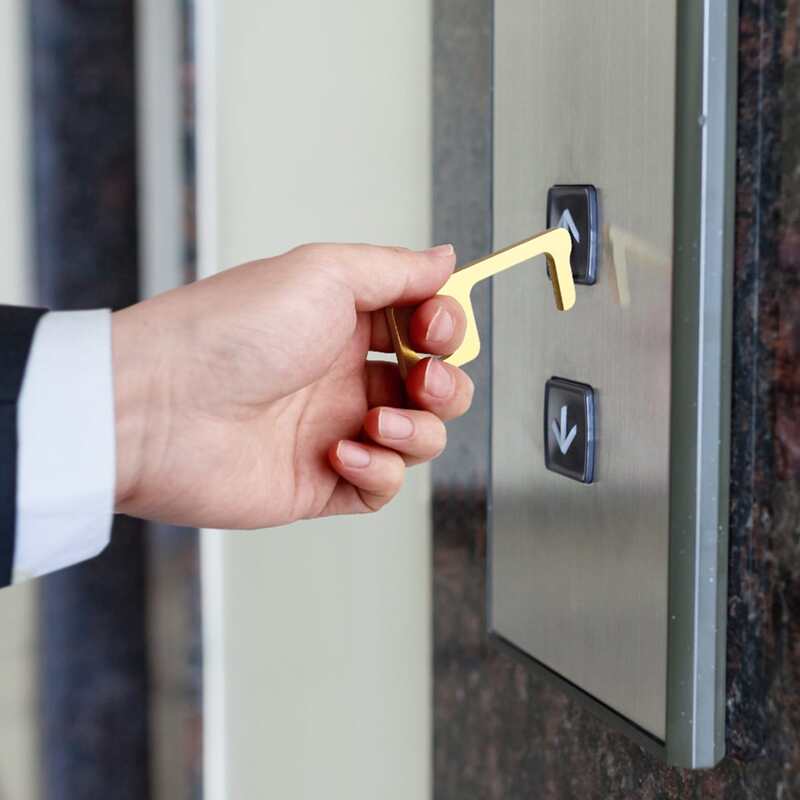 

Multifunction Contactless Door Opener, Gold